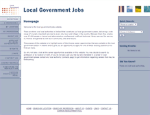 Tablet Screenshot of localgovernmentjobs.ie
